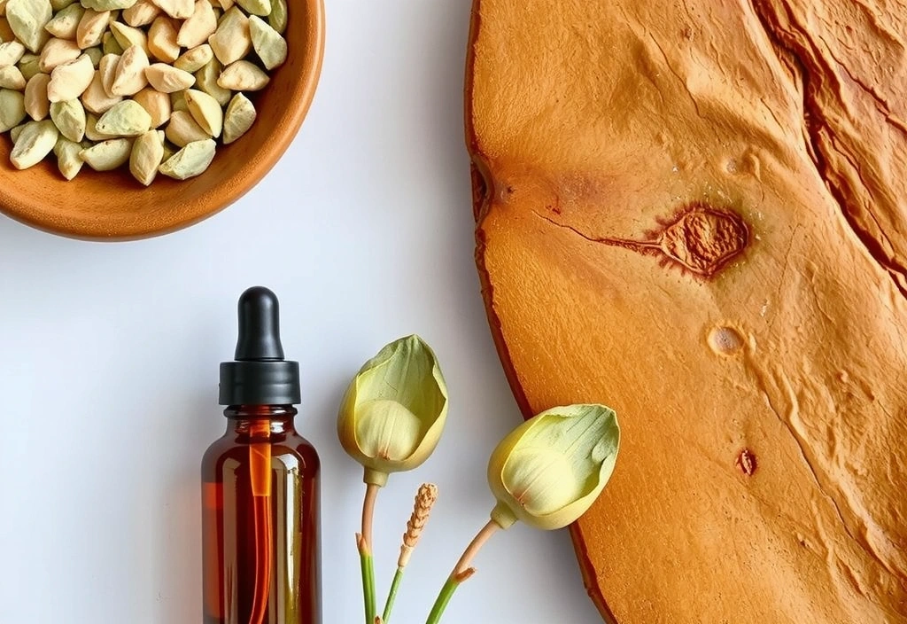 Natural wellness abstract composition